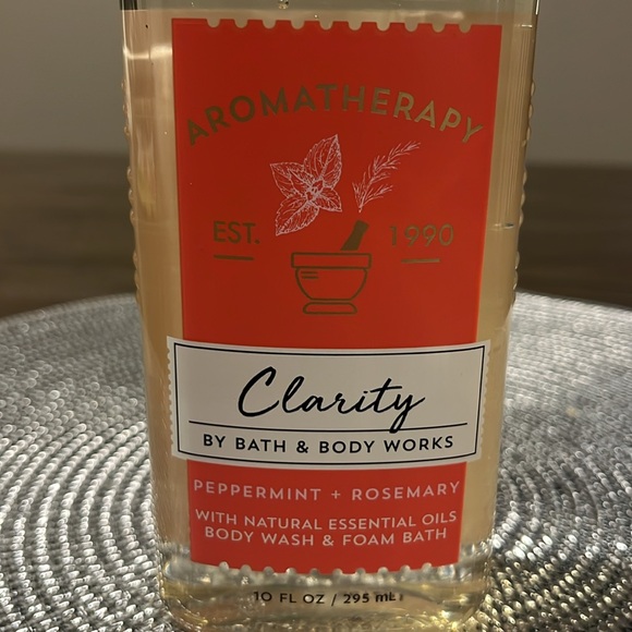 NEW Bath & Body Works Aromatherapy CLARITY PEPPERMINT ROSEMARY Body Wash - 10 oz - Picture 12 of 12